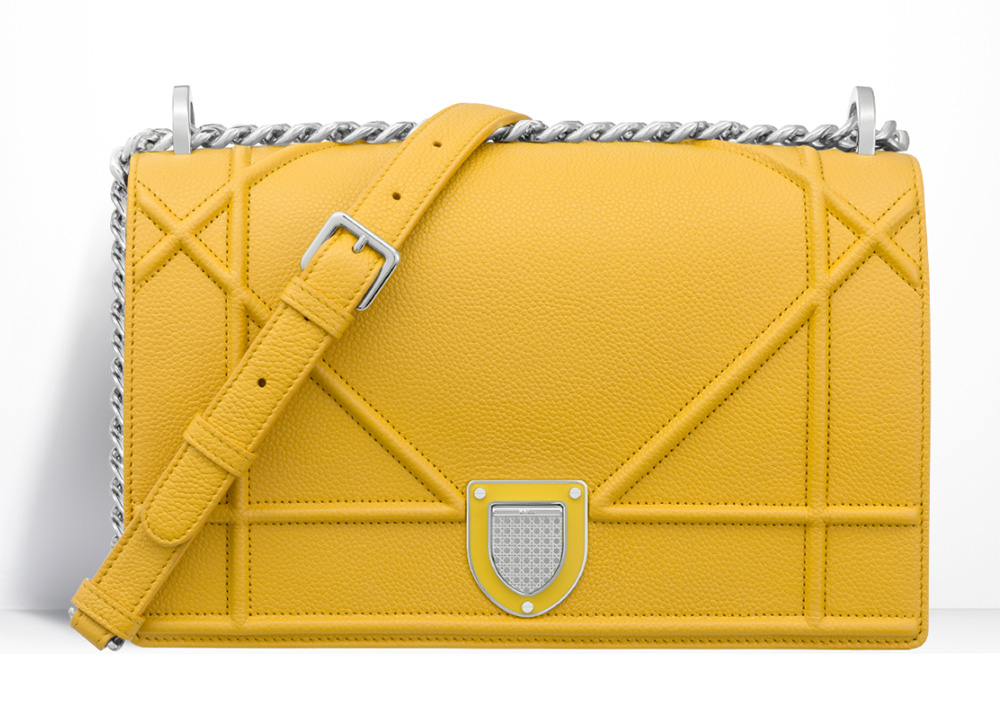dior bag yellow
