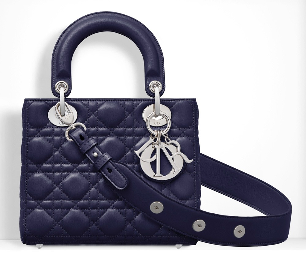 navy dior bag