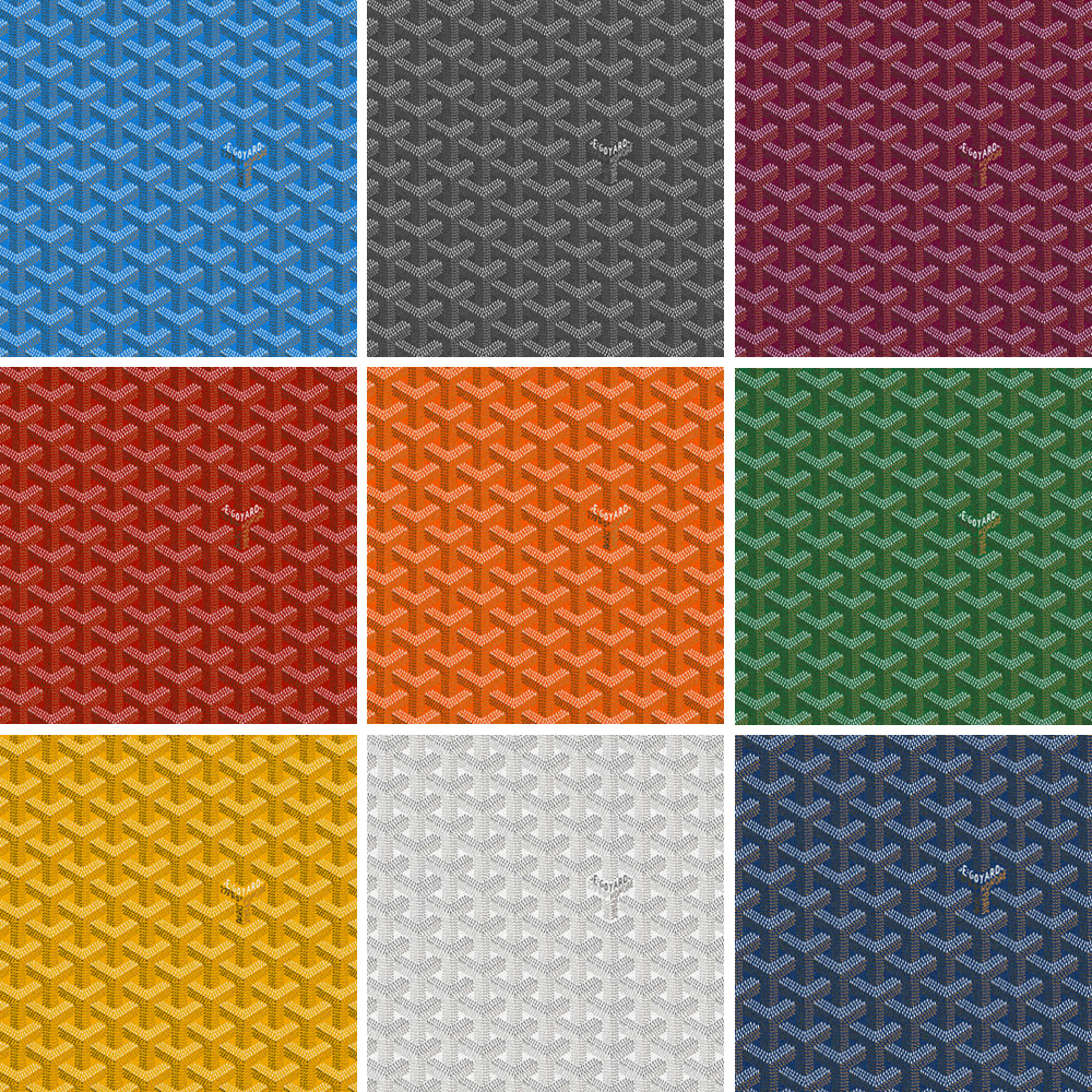 goyard tote bag colors