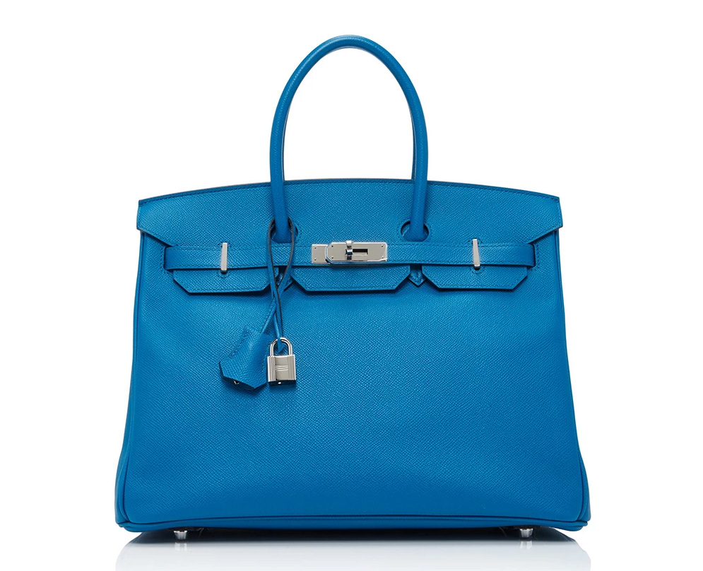 hermes purse blue