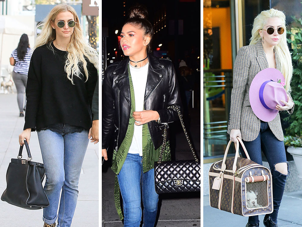 Celebs Holiday Shop While Carrying Bags from Chanel, Céline, and