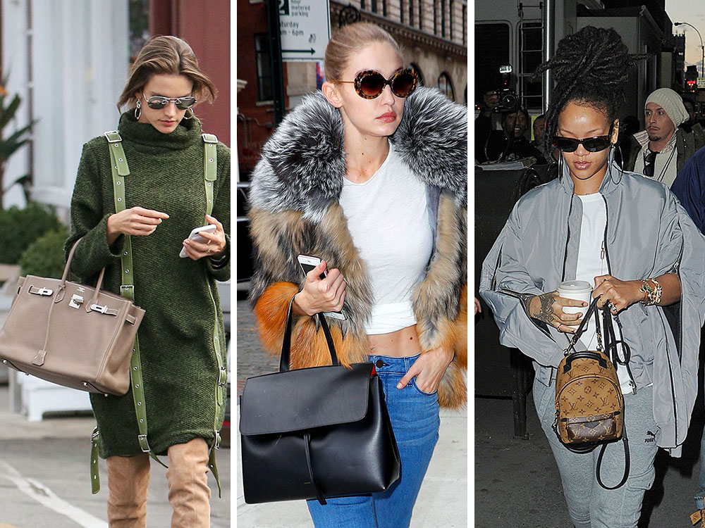 Celebs Mix It Up with Bags from Mansur Gavriel, Mulberry, & Mark