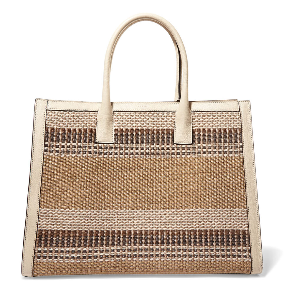 rattan tote bag