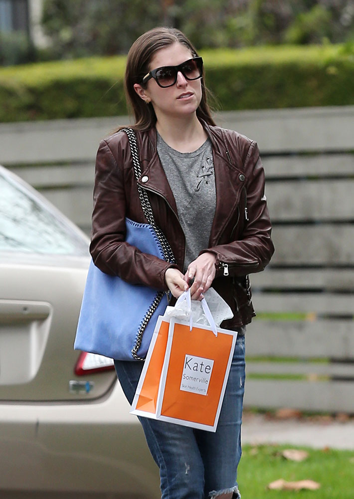 Julianne Hough carries The Strathberry Nano Tote in Black