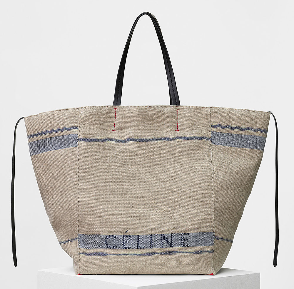celine canvas clutch