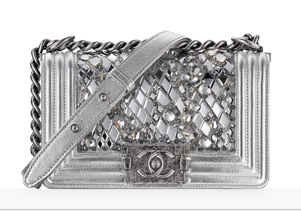 Chanel Handbag LE Boy Stone Embellished With OG Box and Bills (Sliver  Chain) (J617) - KDB Deals