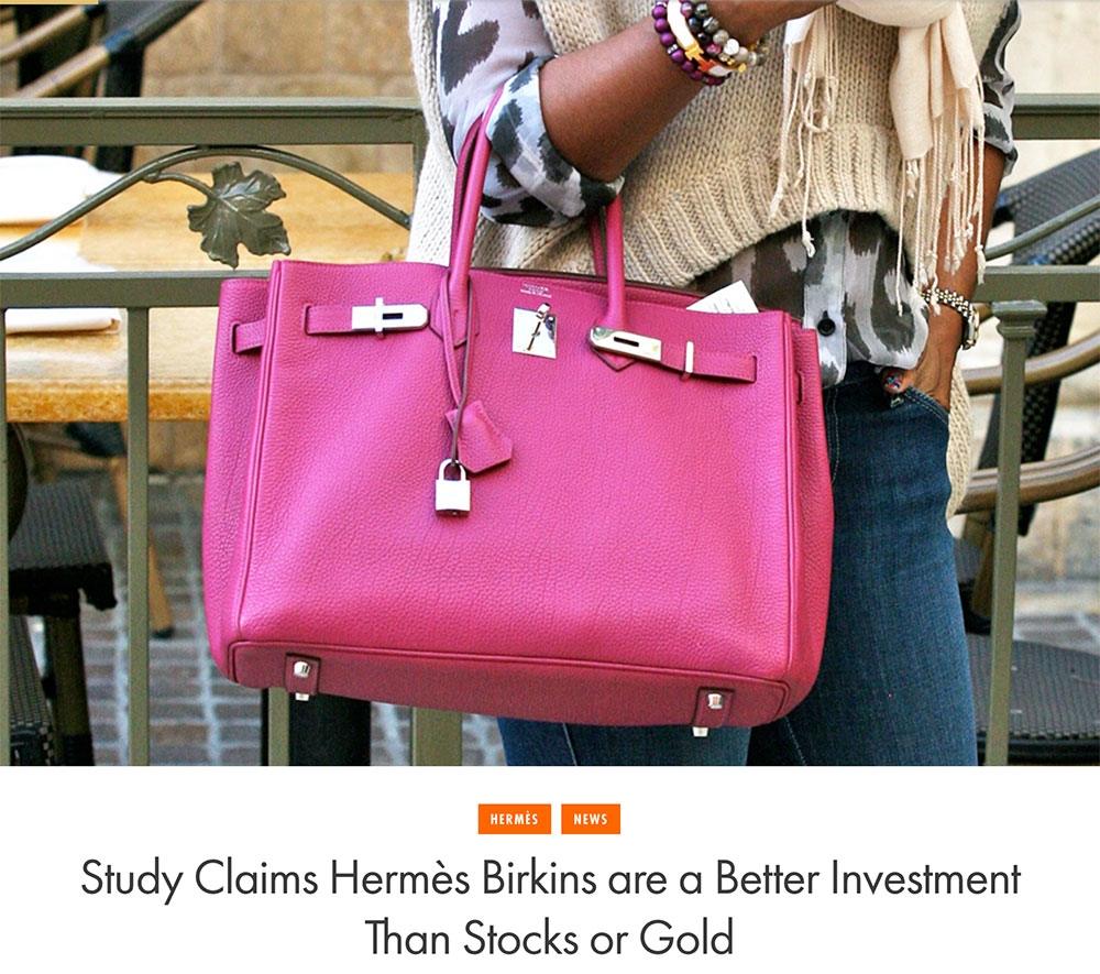 hermes bags investment