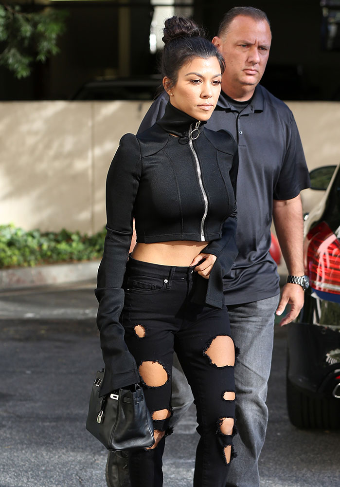 Just Can't Get Enough: Kourtney Kardashian Loves Her Mini Backpacks -  PurseBlog