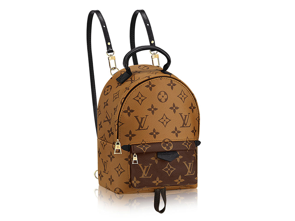 mini leather backpack lv