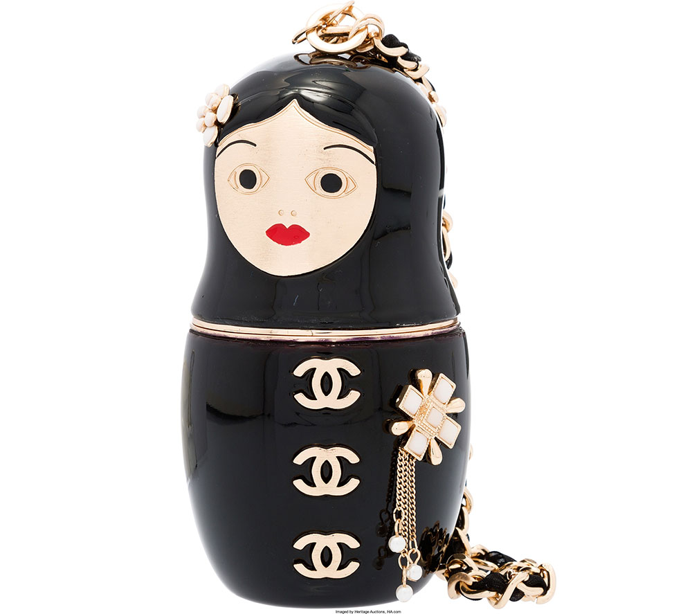 Limited Edition Chanel Doll Bag at 1stDibs  channel doll bag, doll bag  chanel, chanel russian doll bag