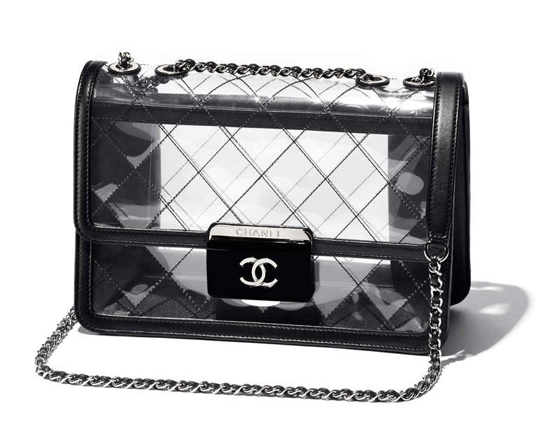 chanel clear crossbody