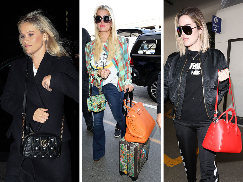 This Week, Celebs Go (Almost) All Black with Bags from Gucci, MCM