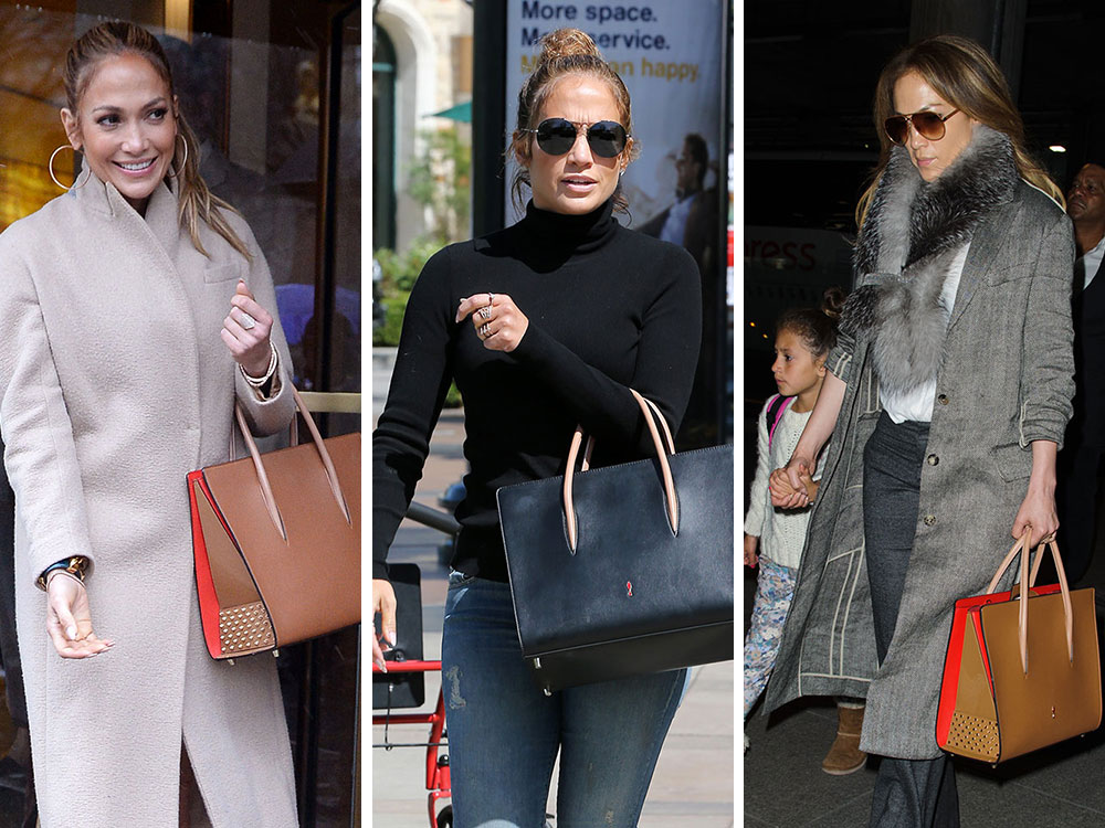 Last Week, Celebs Showed Up with Bags from Louboutin, MCM, Gucci