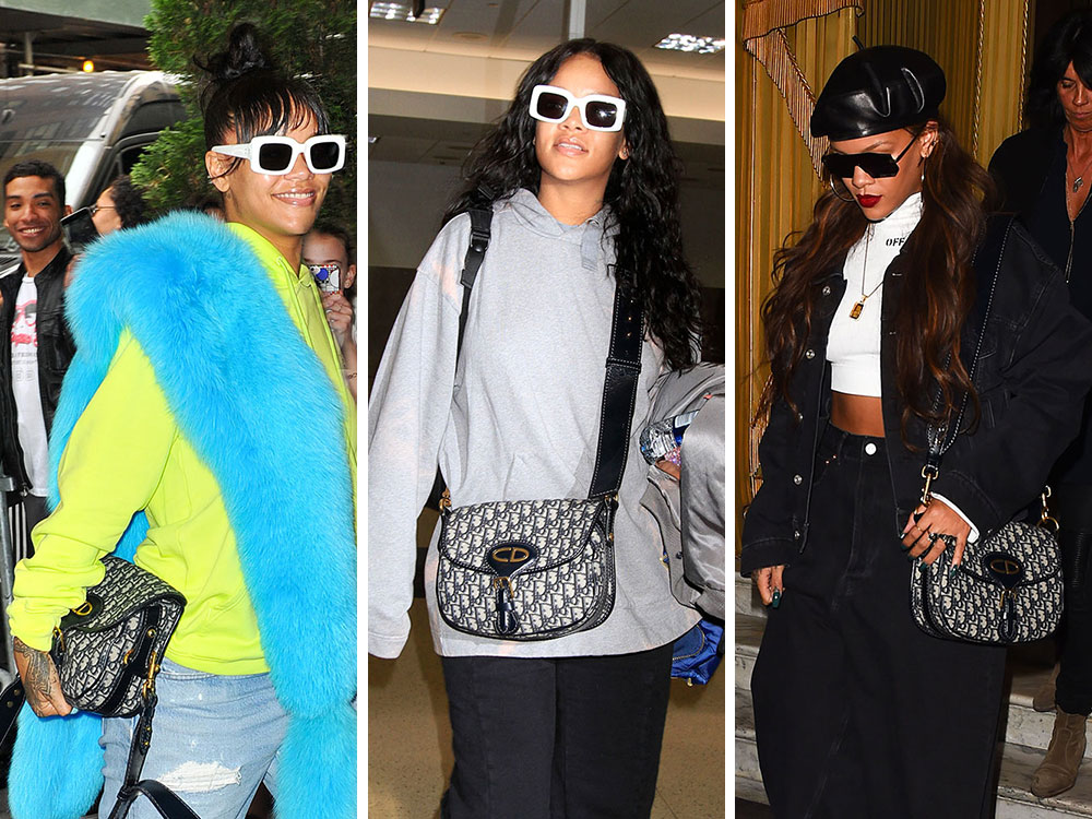 dior mirror bag rihanna