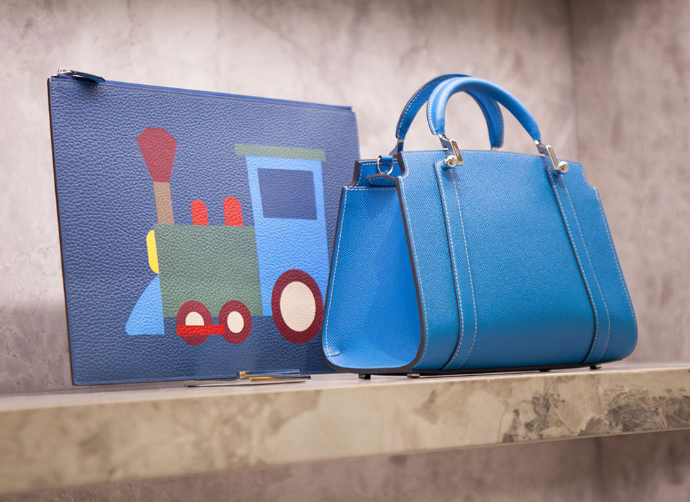 Prussian Blue & Tonka Are The Latest Hues On Moynat's Gabrielle