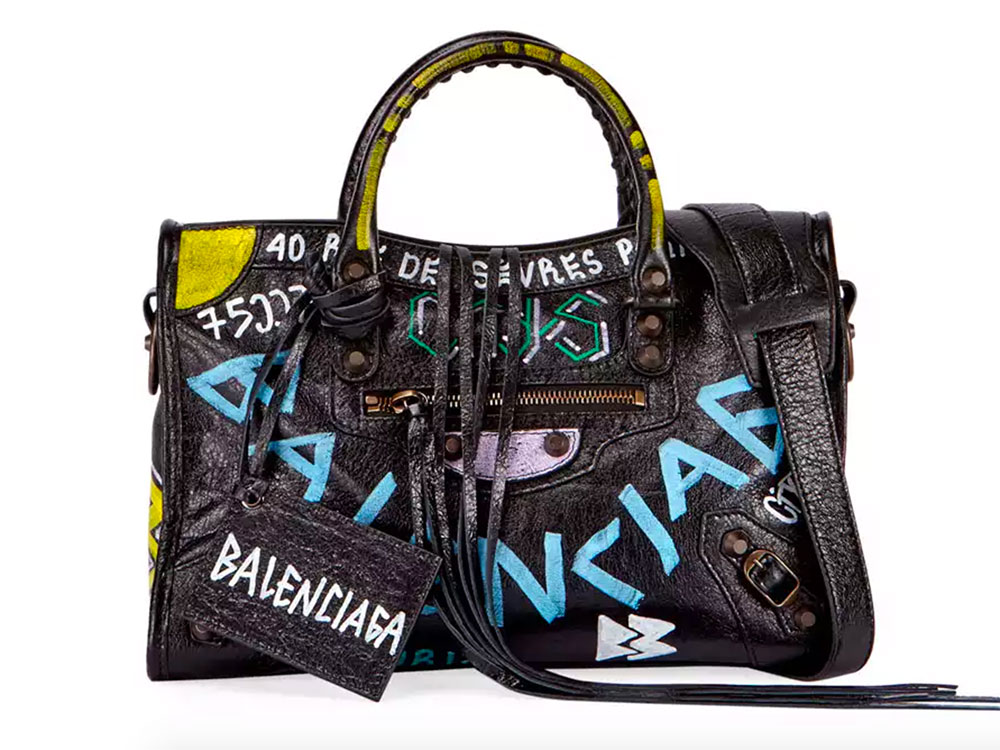 balenciaga city mini graffiti