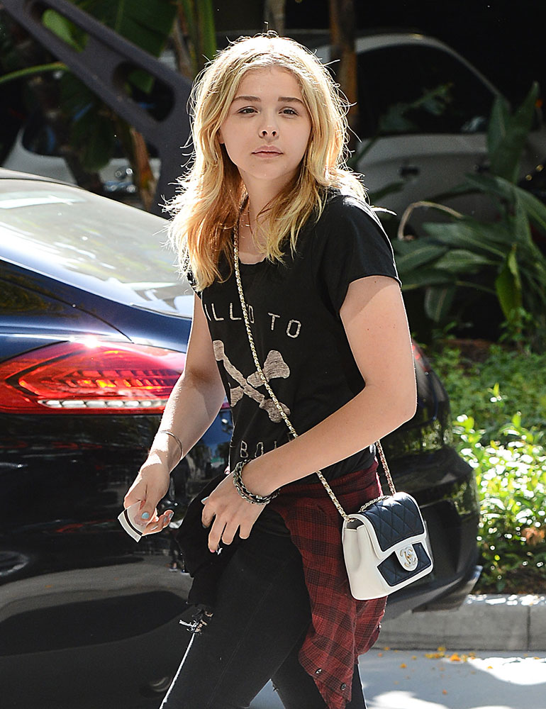 Just Can't Get Enough: Chloë Grace Moretz Loves Her Chanel Bicolor