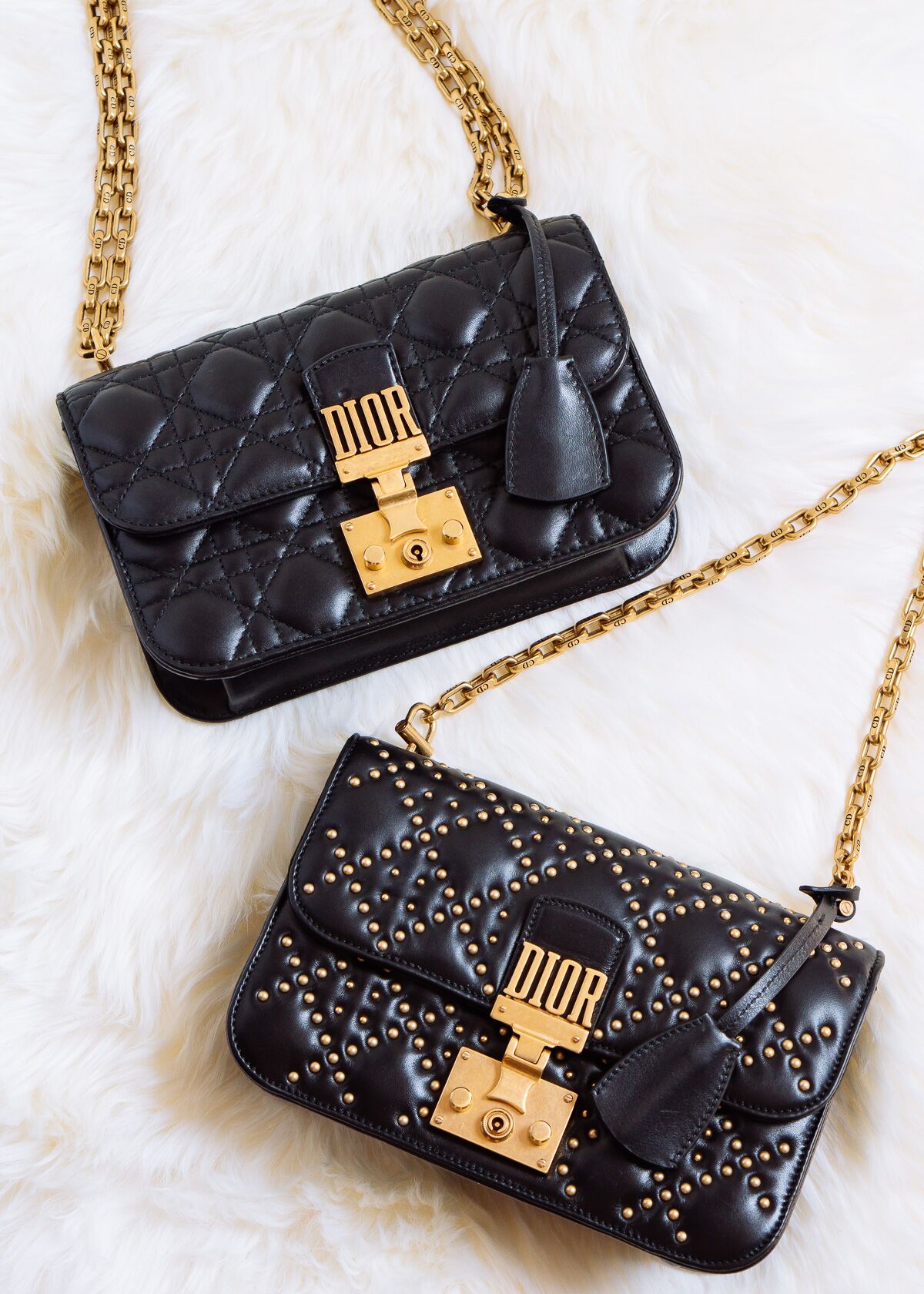 dior addict studded bag