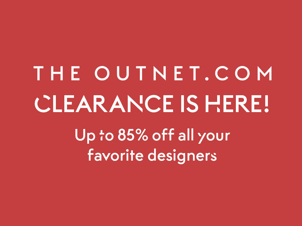 OUTNET.COM Clearance Sale Is Here - Up to 85% Off! - PurseBlog