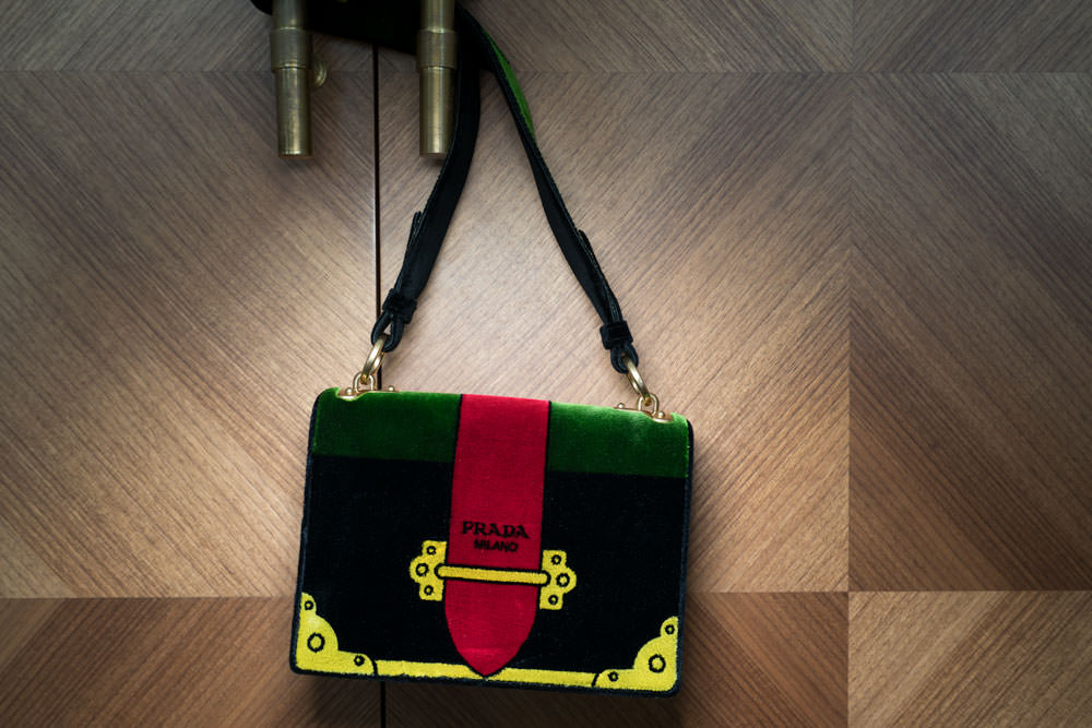 Prada Velvet Cahier Bags 