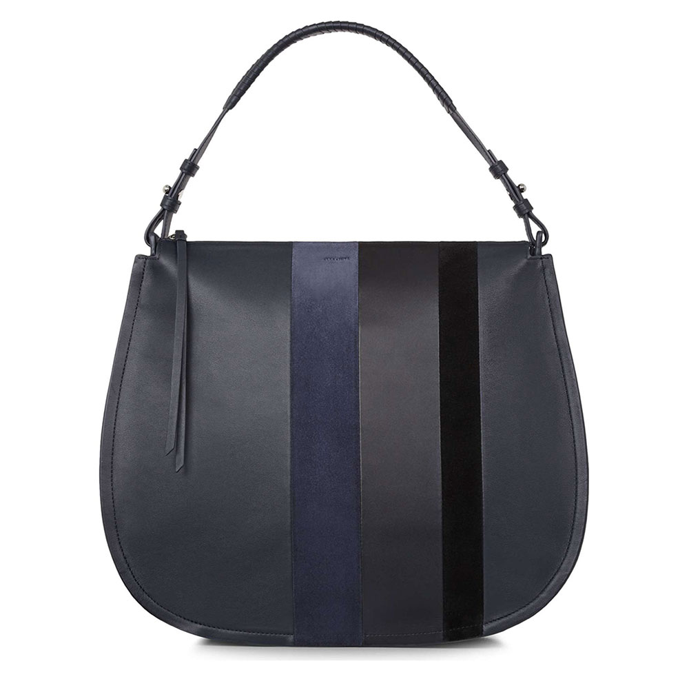 Hogan contrast-lining leather tote bag