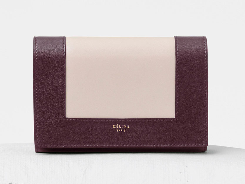 Celine Frame Leather Wallet on Chain (SHG-34557) – LuxeDH