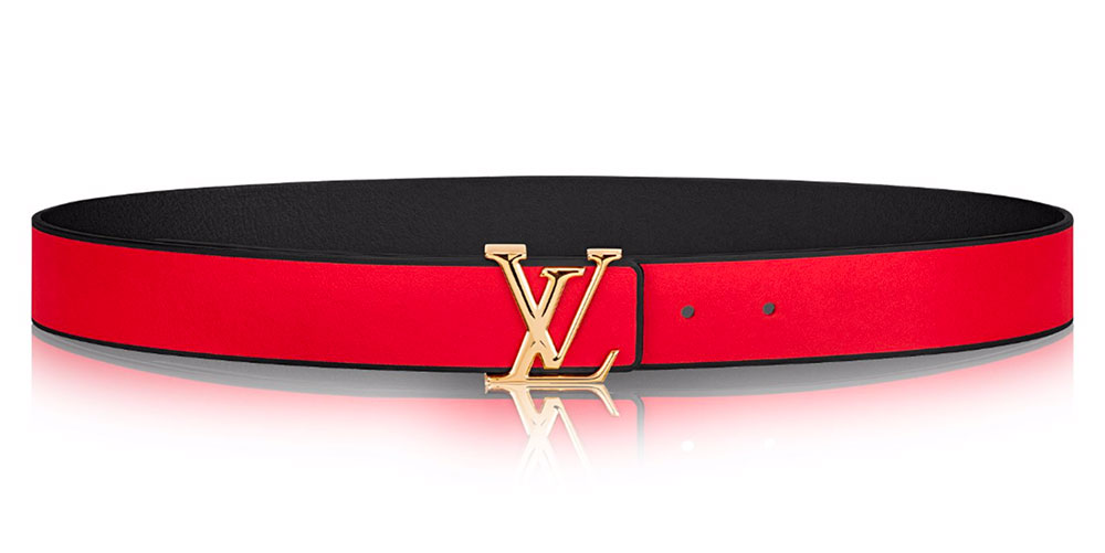 Louis Vuitton 2017 Reversible Slender 35MM Belt - Black Belts