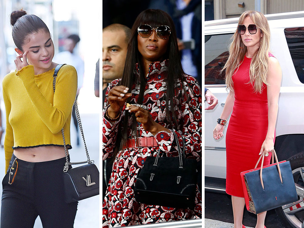 Celebs Flock Through LAX and Rep Their Teams with Bags from Louis