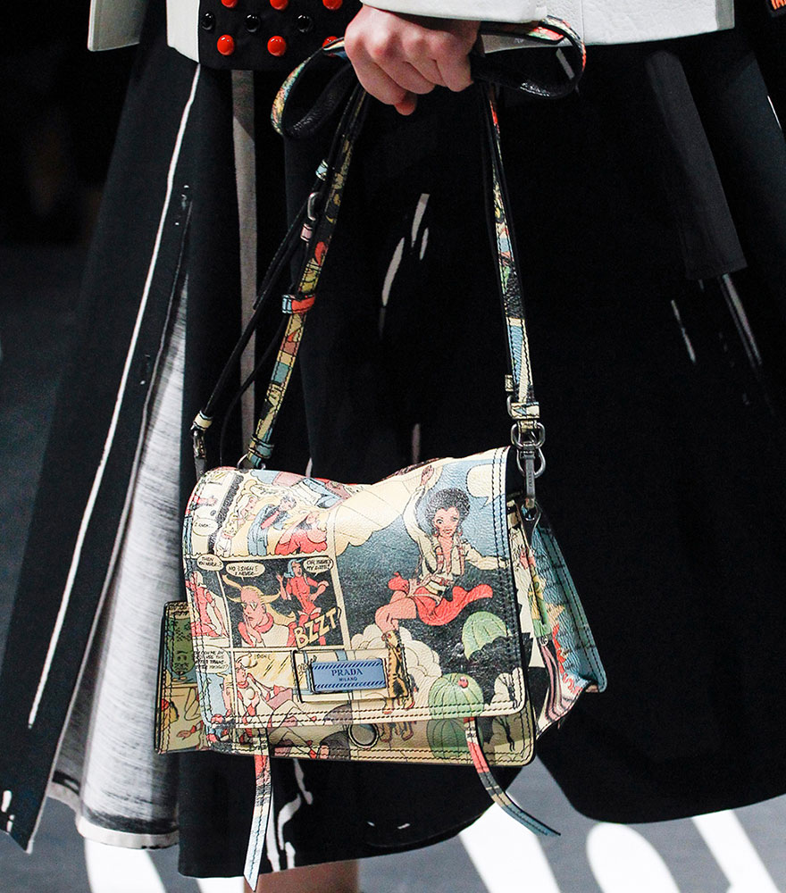 prada comic bag