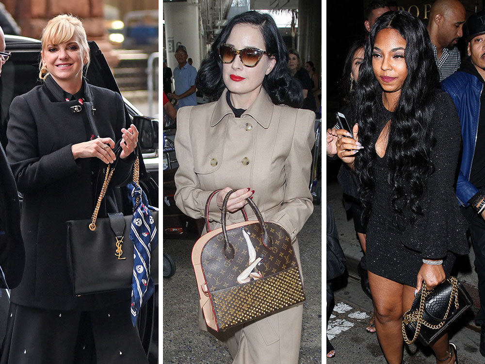 Celebs Carry On with Carry-Ons (and Other Bags) from Louis Vuitton,  Louboutin, & Chanel - PurseBlog