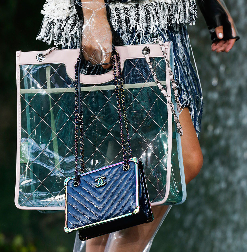 59 Brand New Chanel Bags, Straight From the Brand's Mermaid Blue Spring  2018 Runway in Paris - PurseBlog