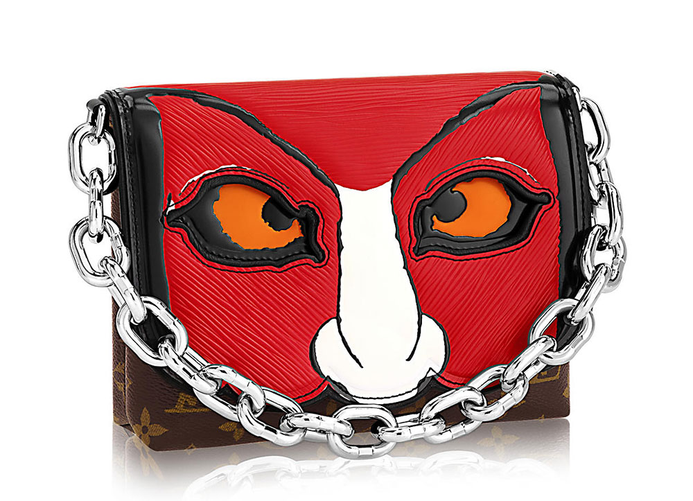 pochette louis vuitton x yamamoto kabuki mask pr