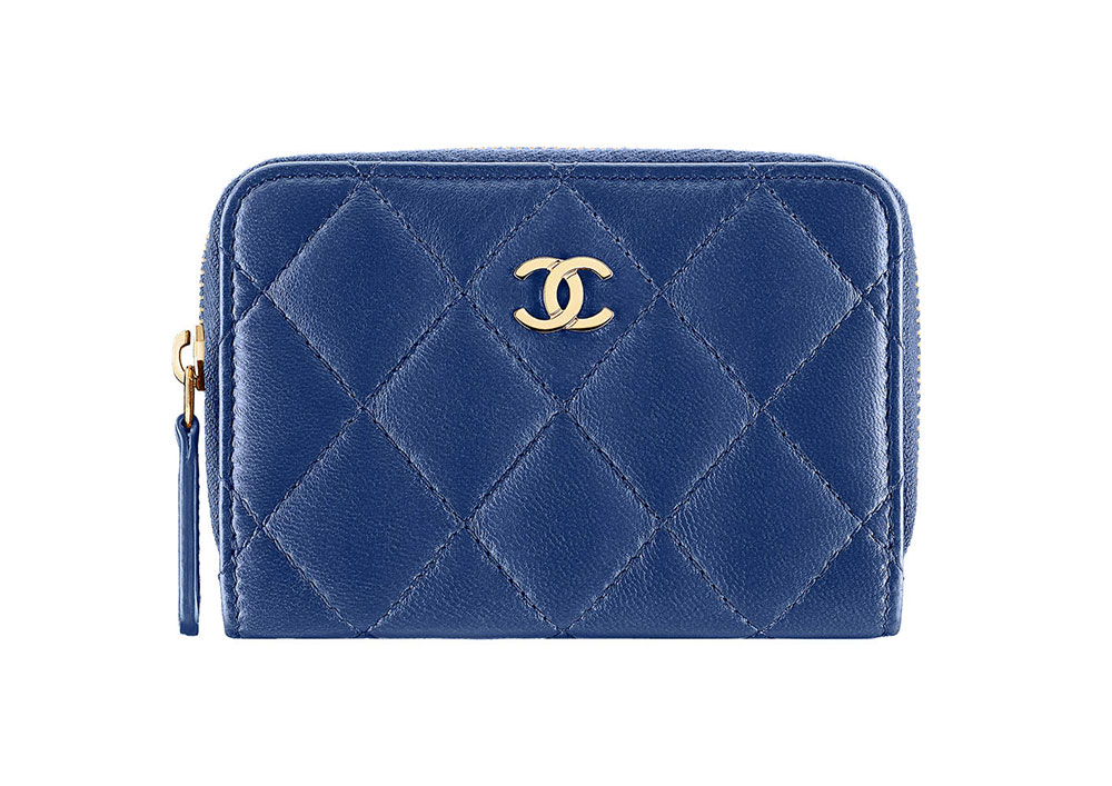 Chanel Blue Wallet - 35 For Sale on 1stDibs  blue chanel wallet on chain,  chanel light blue card holder, chanel pastel blue wallet