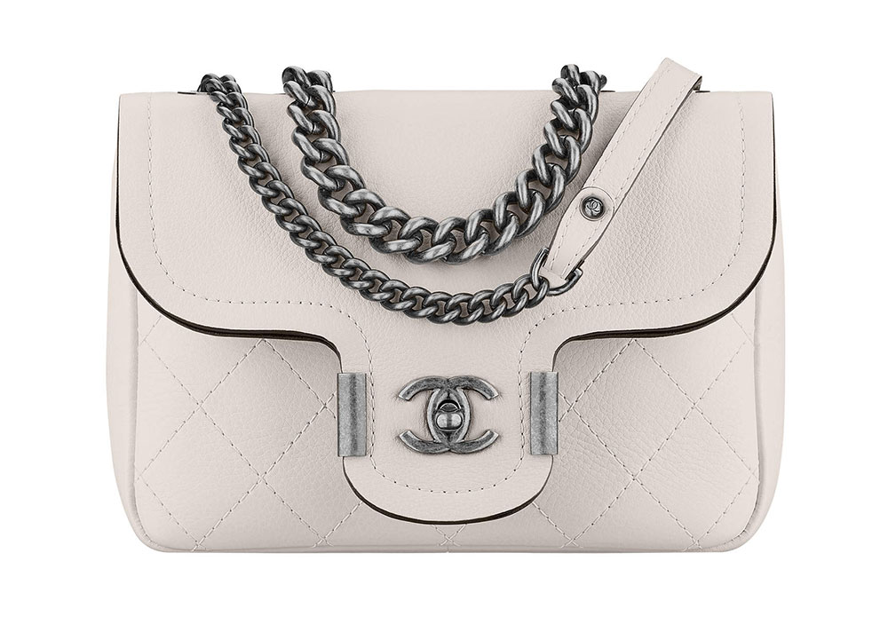 Chanel Pre-owned Large Paris-Greece Archi Chic Two-Way Bag - White