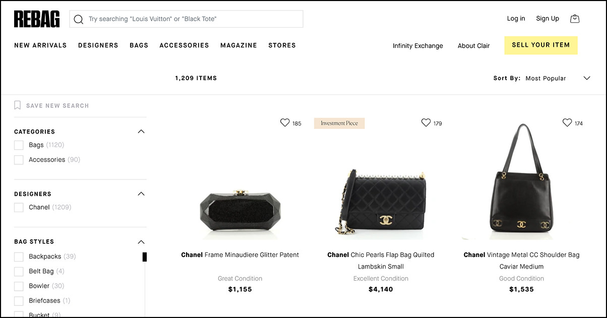 chanel online store