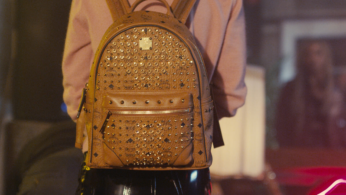 Mcm backpack speaker sales