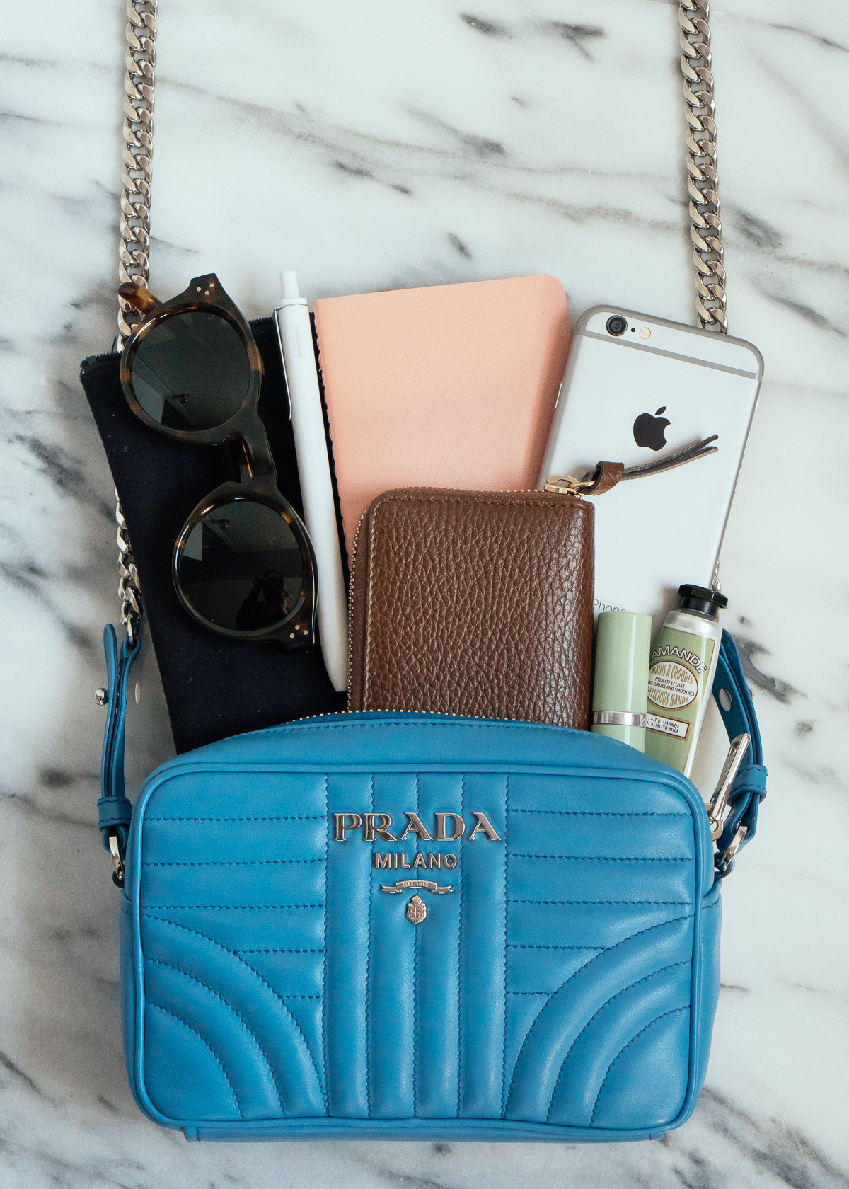 prada diagramme camera bag review