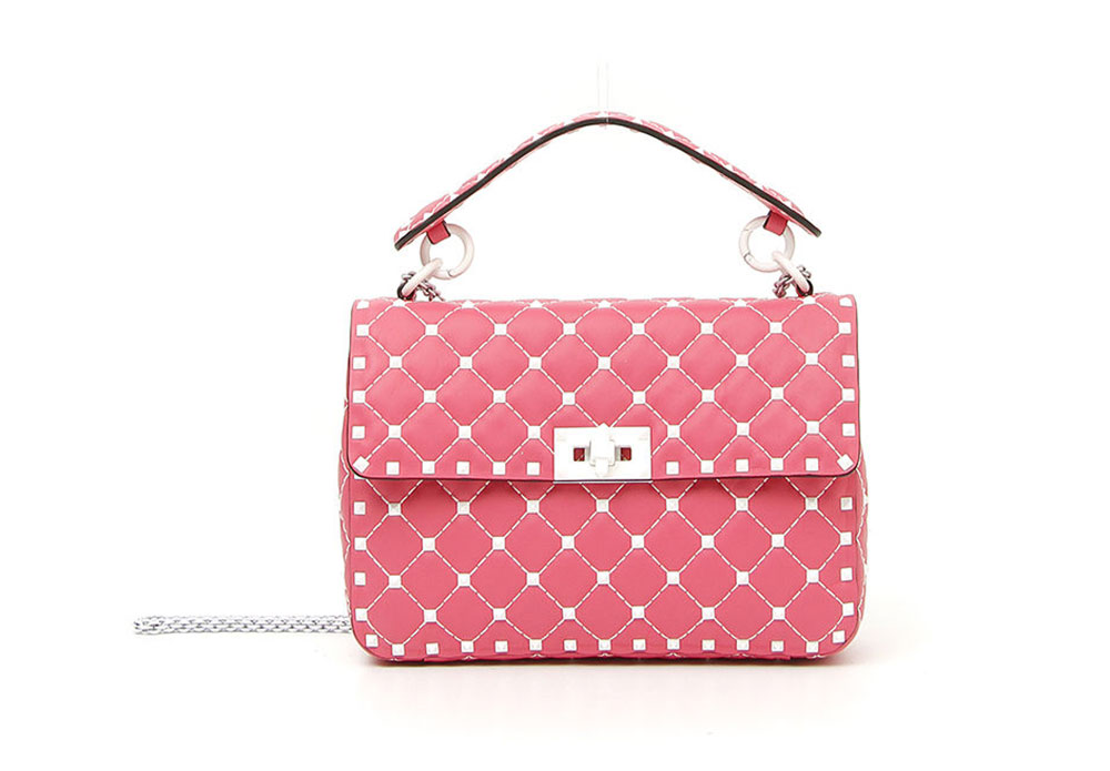Valentino white sales rockstud bag
