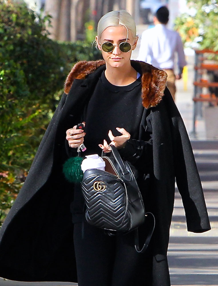 Ashlee-Simpson-Gucci-Marmont-Backpack - PurseBlog