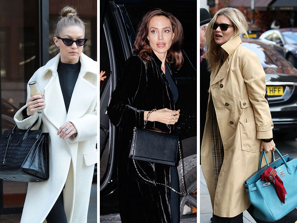 Angelina Jolie Travels with Saint Laurent - PurseBlog