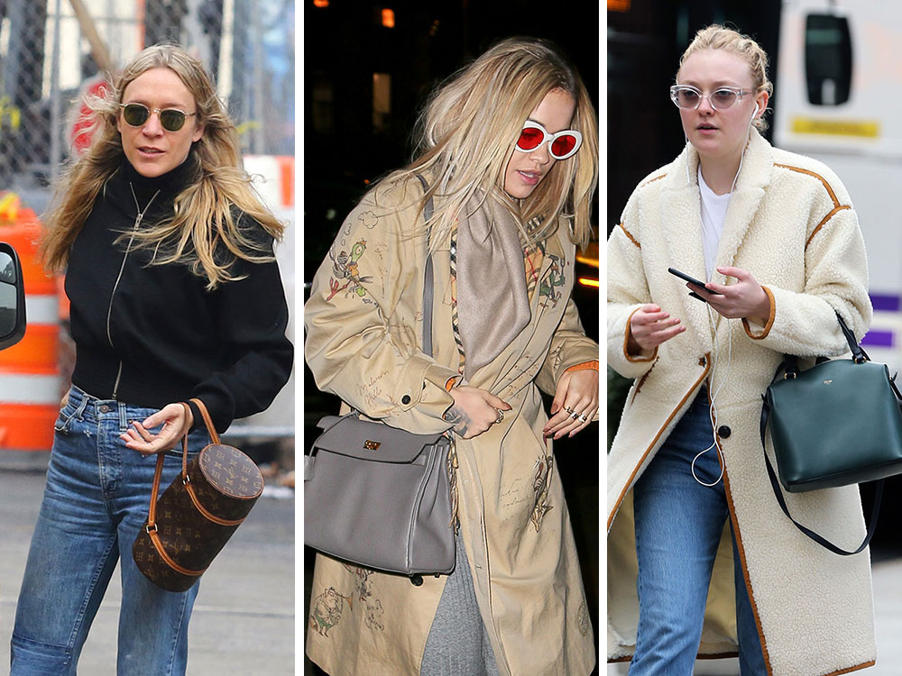 Celebs Bundle Up With Picks From Louis Vuitton, Prada and Celine