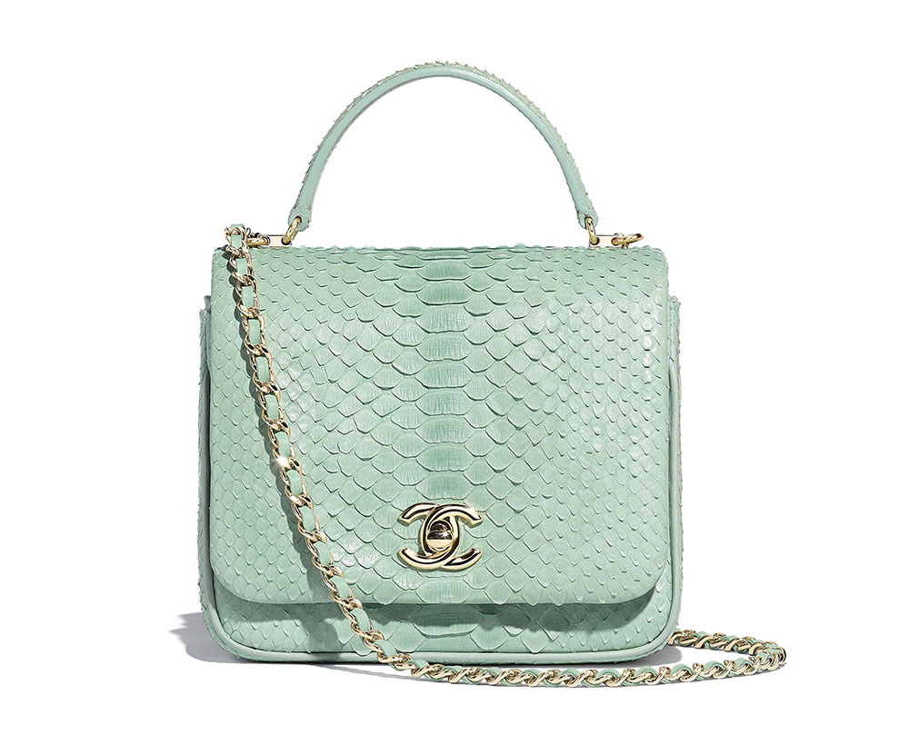 Timeless Chanel Tweed Flap Bag Spring-Summer 2018 Pre-Collection Turquoise  ref.172240 - Joli Closet