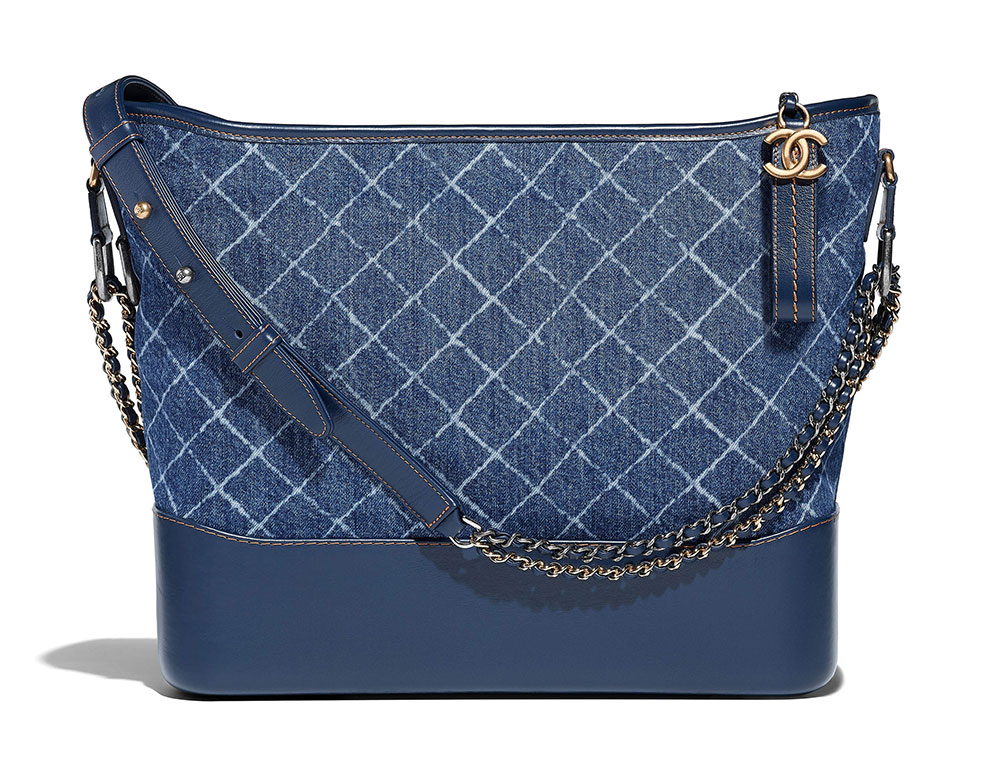 Sold at Auction: Chanel 2017 S/S Blue Python & Lambskin Gabrielle