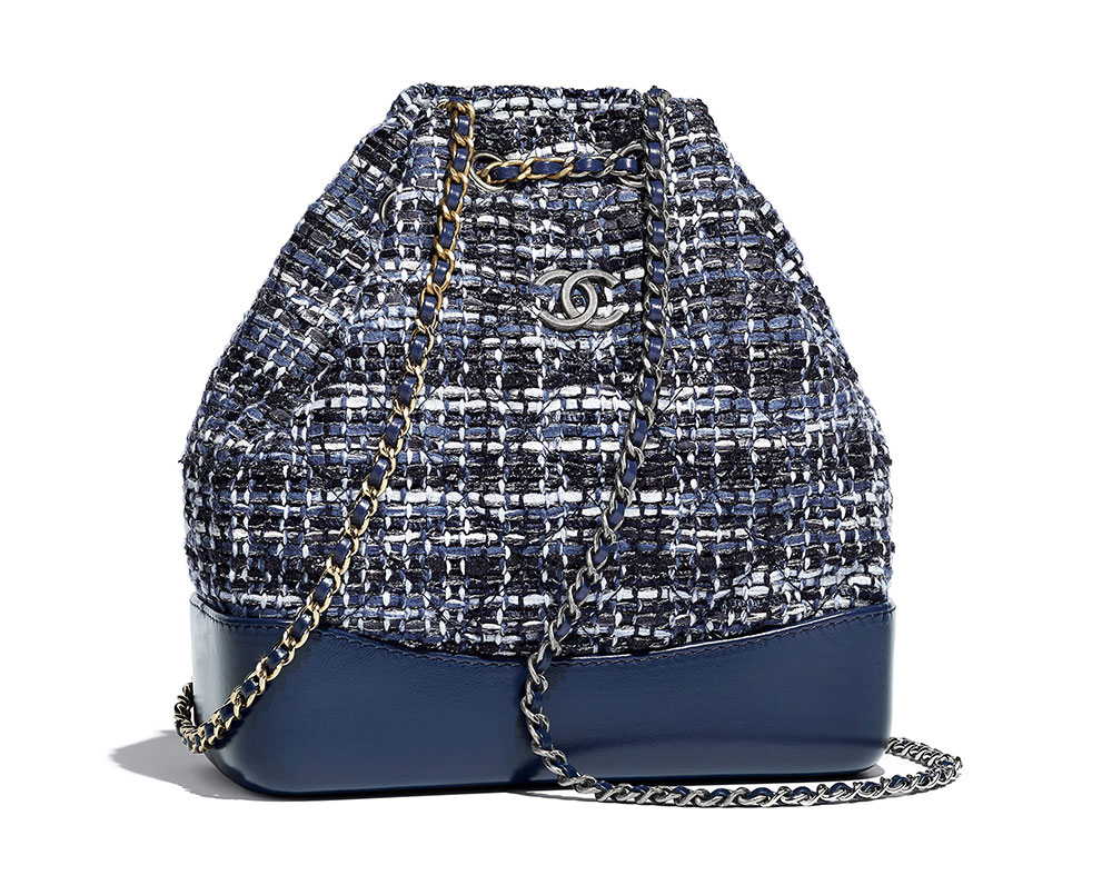 Chanel AS3947 small blue tweed backpack - unahubs.ru in 2023