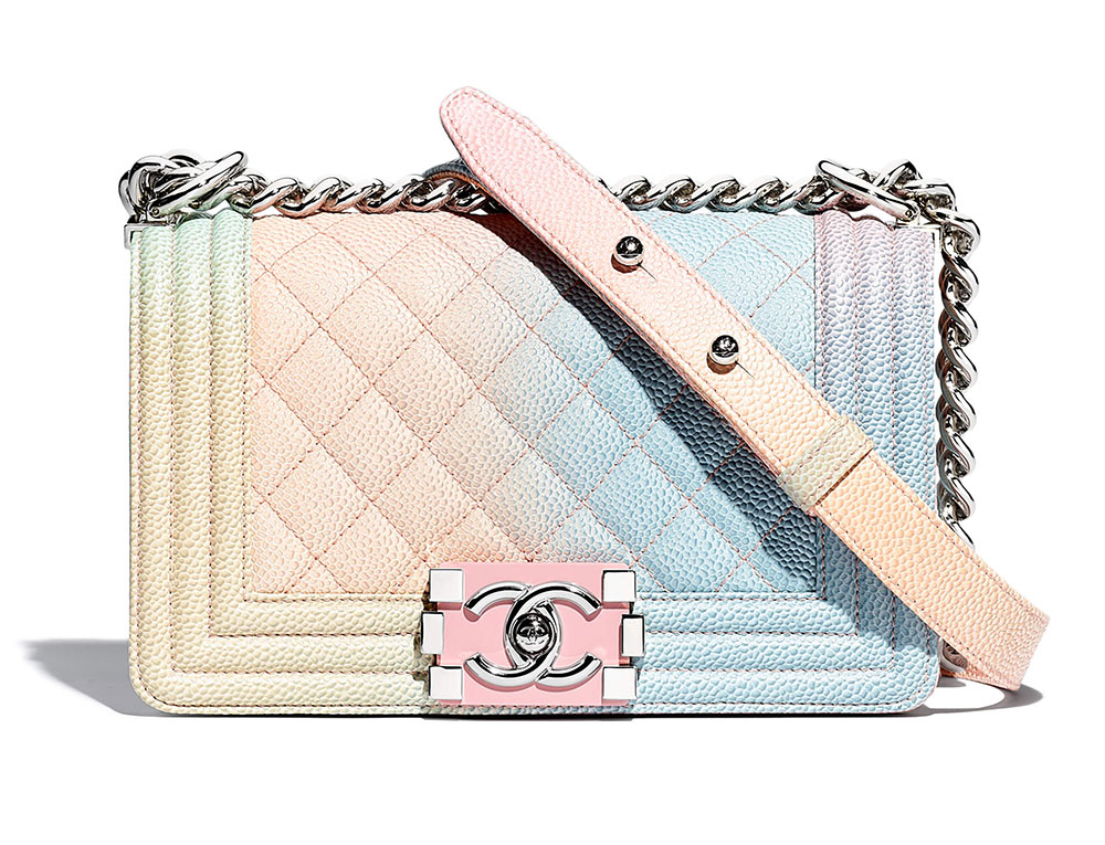 Chanel Pre-Collection Spring 2018 Rainbow Boy Bag Multiple colors