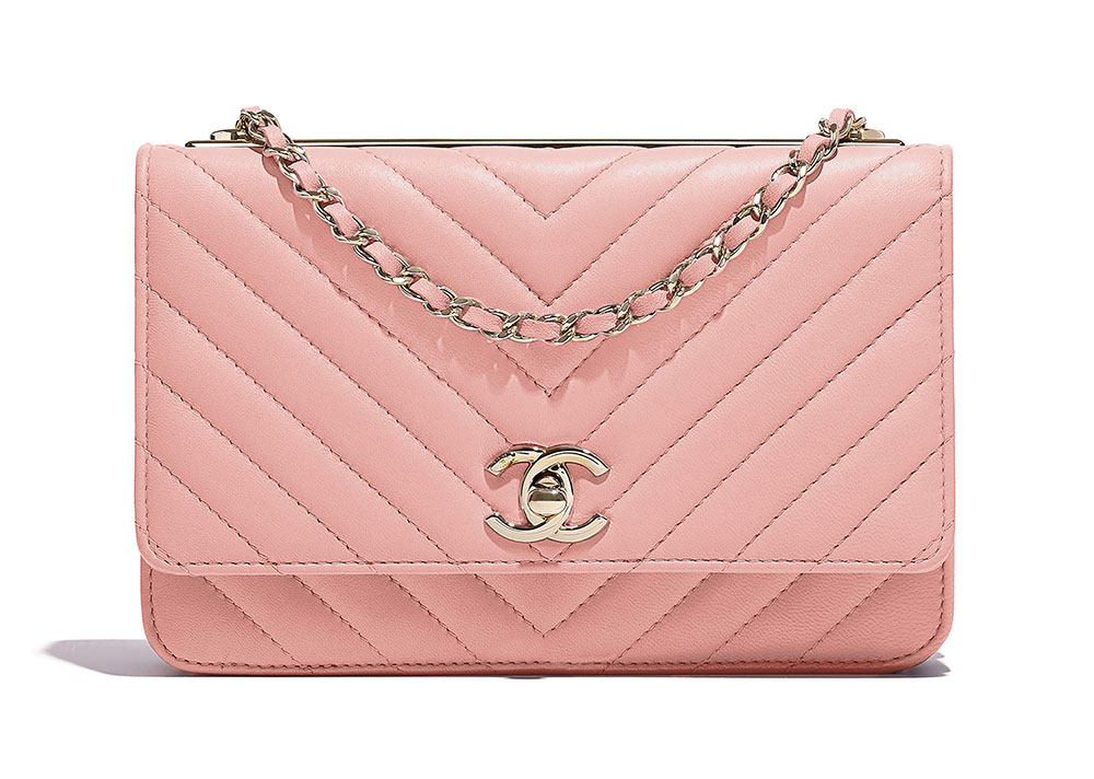Chanel Lambskin Boy Wallet on a Chain Hot Pink – DAC