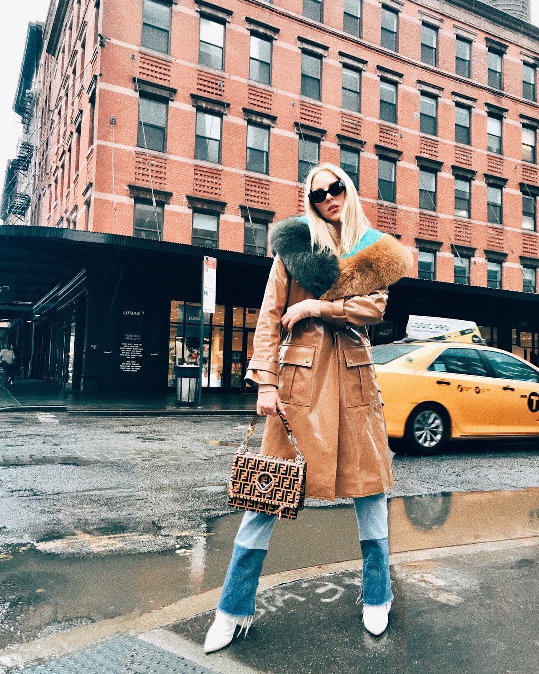 fendi bag street style