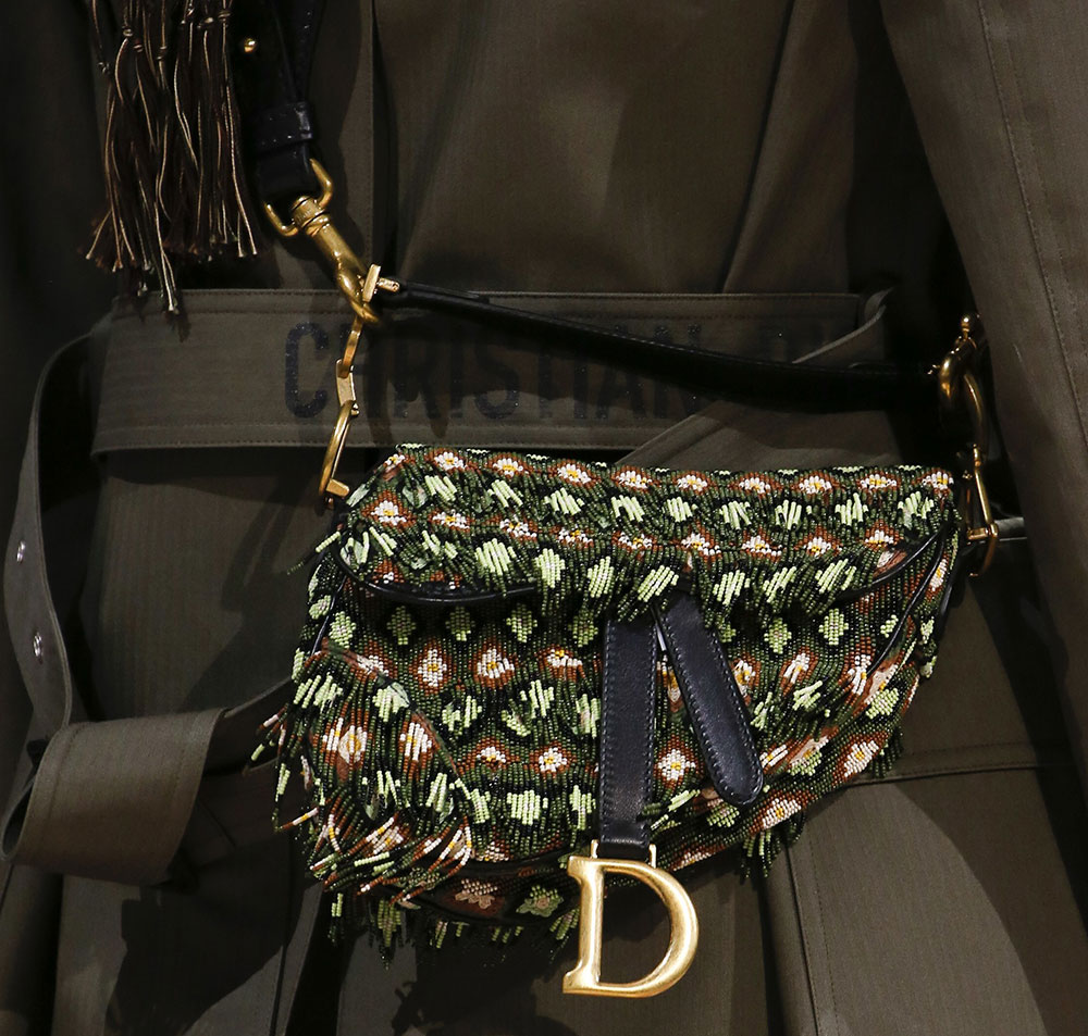 Dior Brought Back Logo Saddle Bag Fall 2018 - Dior Saddle Bags