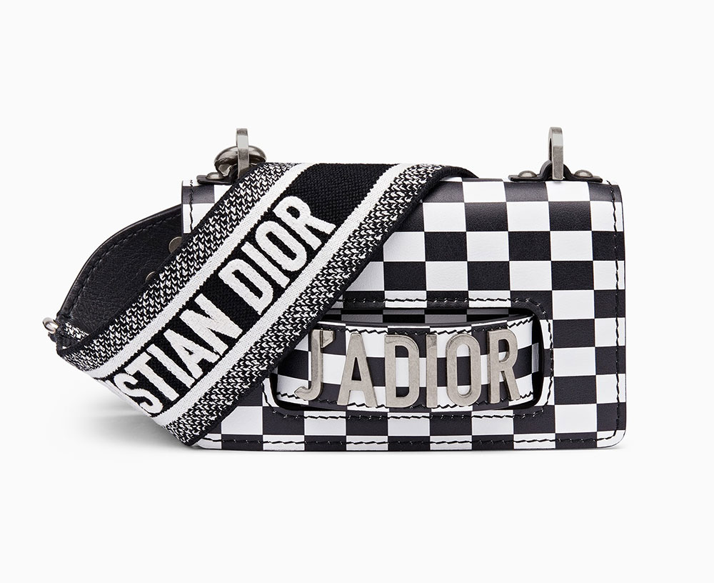 dior checkered tote