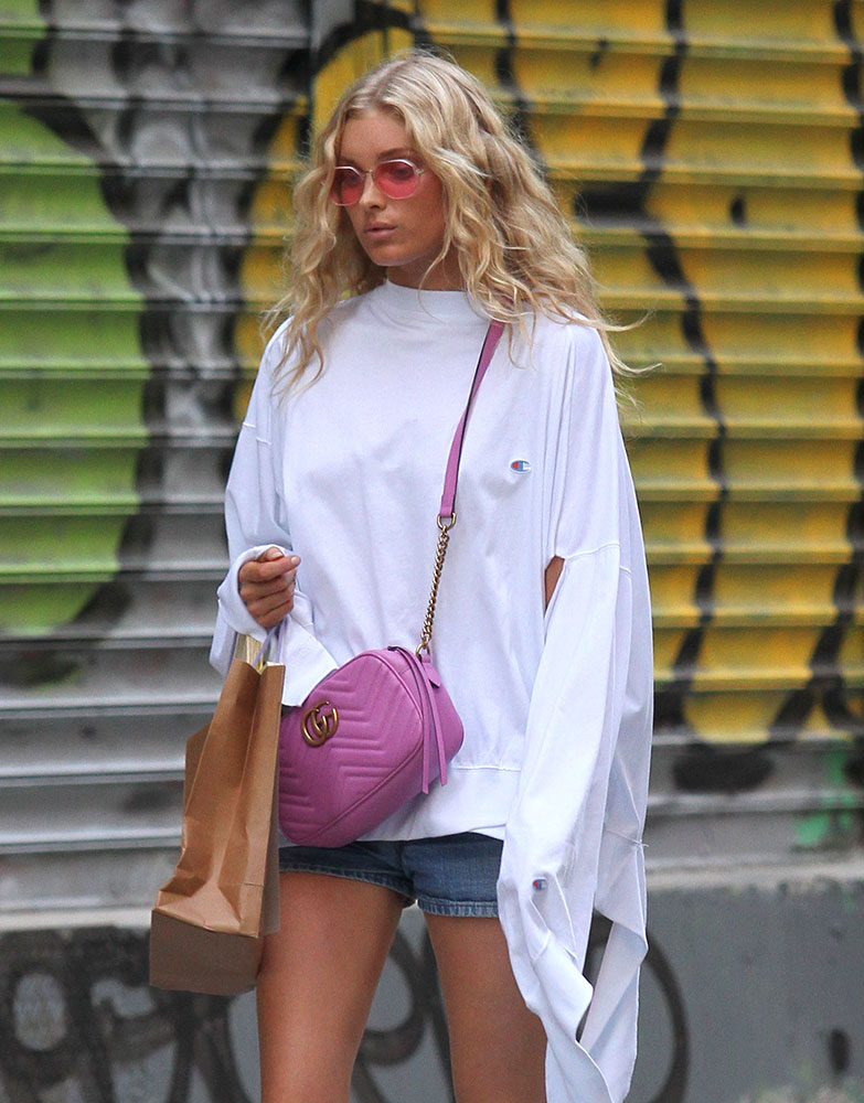 Bright pink gucci bag sale